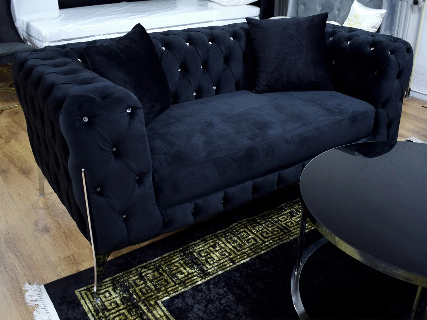 Chesterfield Sofa "Kent" 3-2-1 Farbauswahl Sofa Sessel Couch