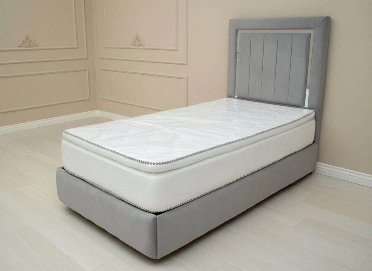 Design Einzelbett "Traum" 200 cm Farbauswahl + Matratze & Stauraum