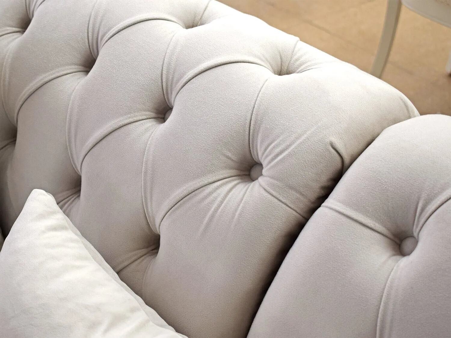 Chesterfield Ecksofa "Kent" Farbauswahl L-Form Couch
