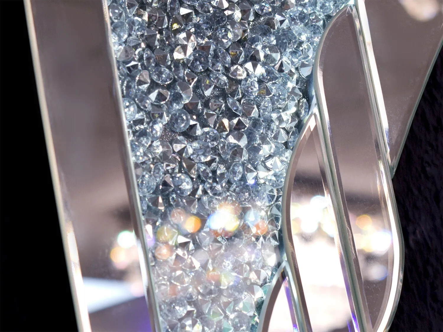 LED Spiegel "Engel" 80x120 Diamant Design Engelsflügel
