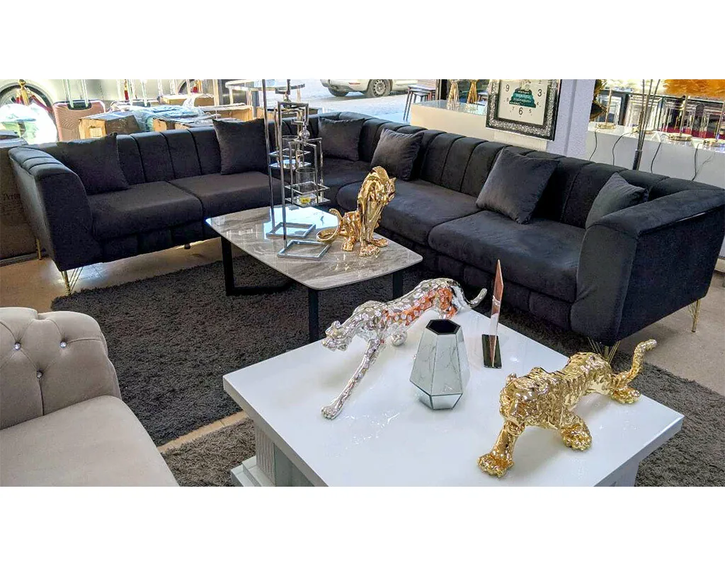 Design Ecksofa "Mazlum" Farbauswahl Couch L-Form