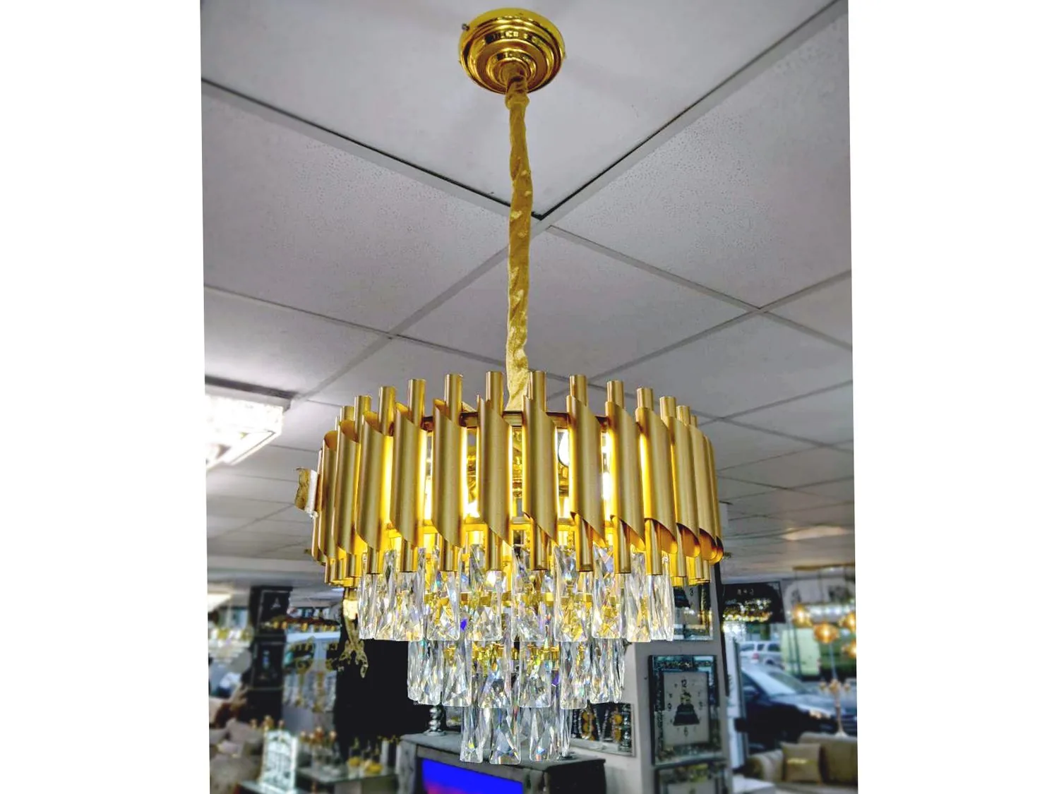 Deckenlampe 40 cm Gold "Tanja" Licht Beleuchtung
