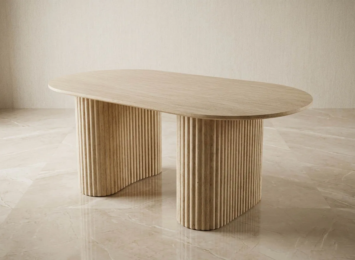 Couchtisch Travertin 120 cm "Lukas" Wohnzimmer
