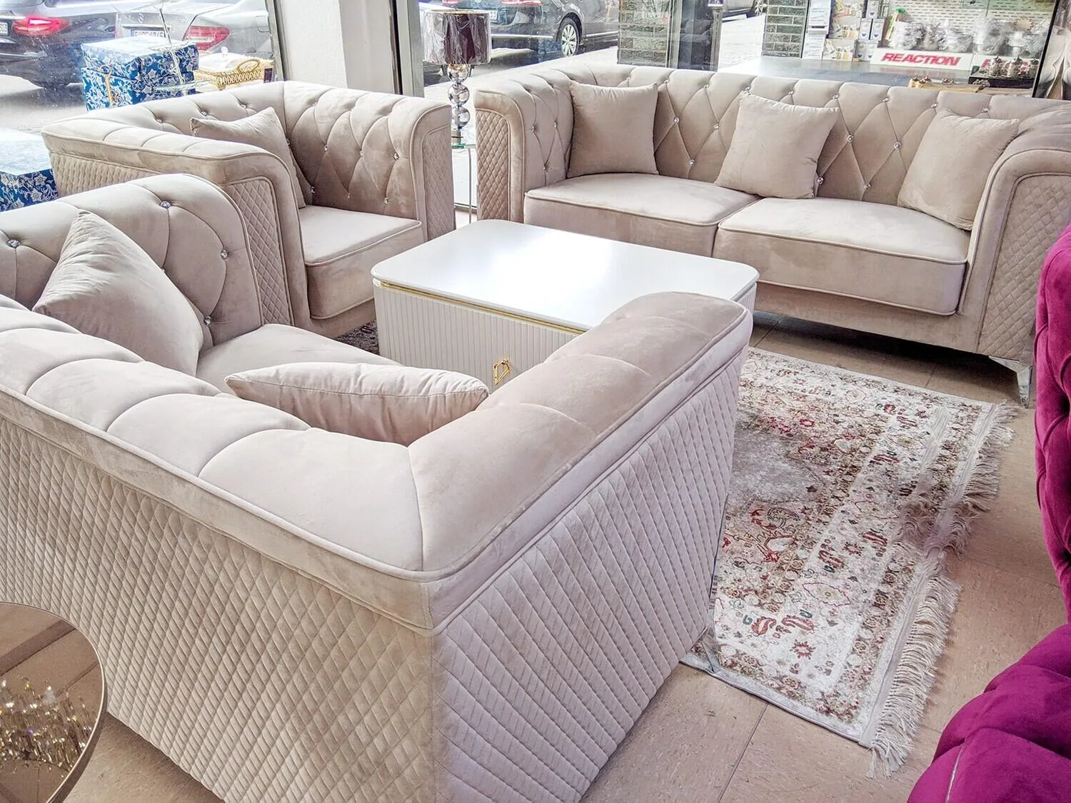 Garnitur 3-2-1 "Liverpool"" Farbauswahl Sofa Couch Garnitur
