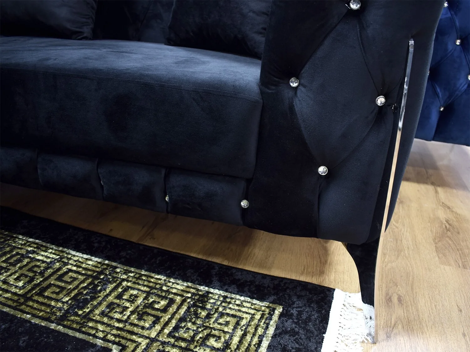 Chesterfield Sofa "Kent" 3-2-1 Farbauswahl Sofa Sessel Couch