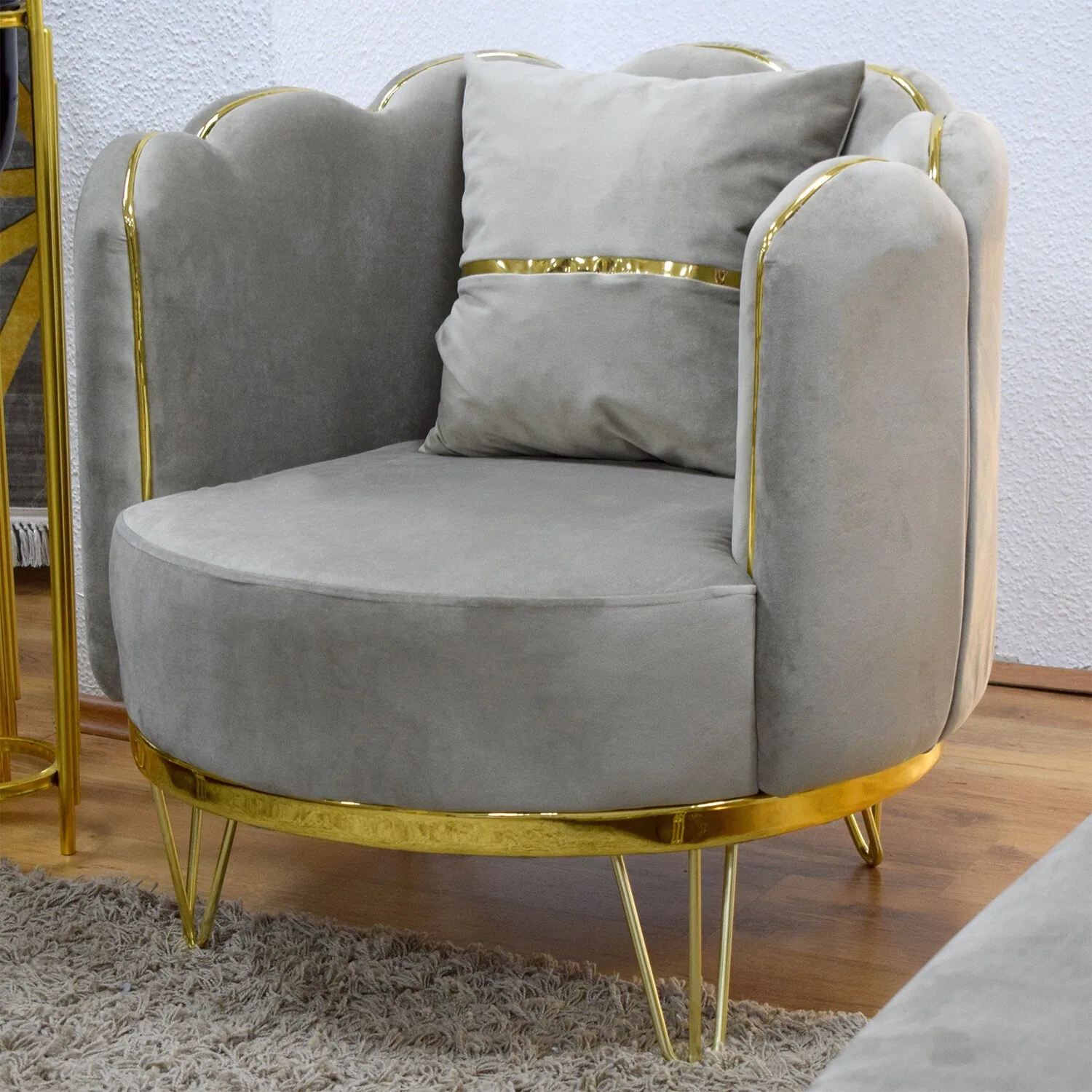 Chesterfield Sofa 3-3-1 "Tunis" Farbauswahl Sessel Couch