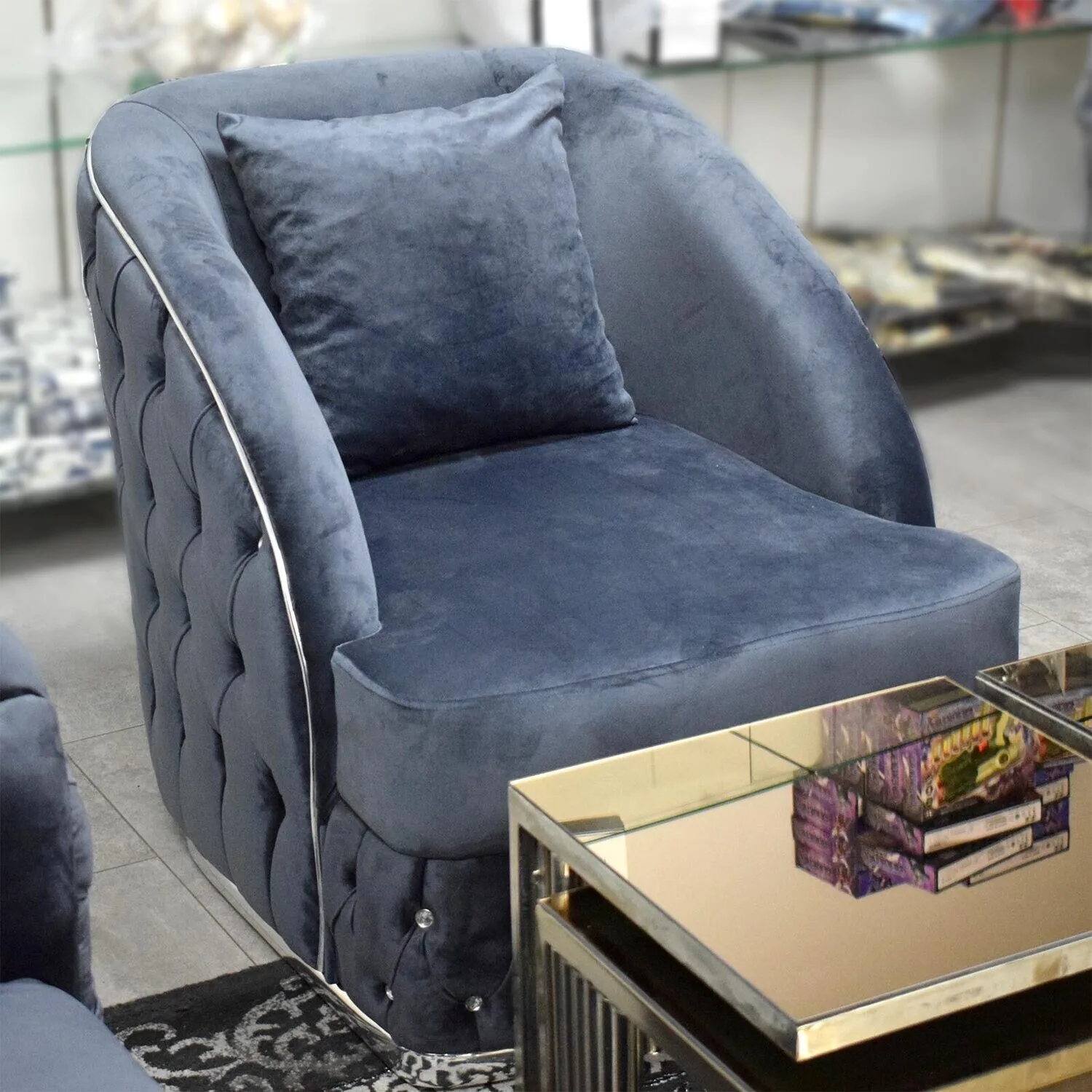 Chesterfield Sofa 3-2-1 "Amsterdam" Farbauswahl Couch Sofa