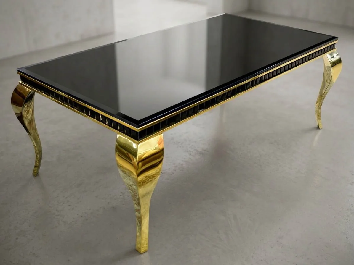 Couchtisch 130 cm "Murano" Farbauswahl Glasplatte Metallfüße Chrom Wohnzimmer