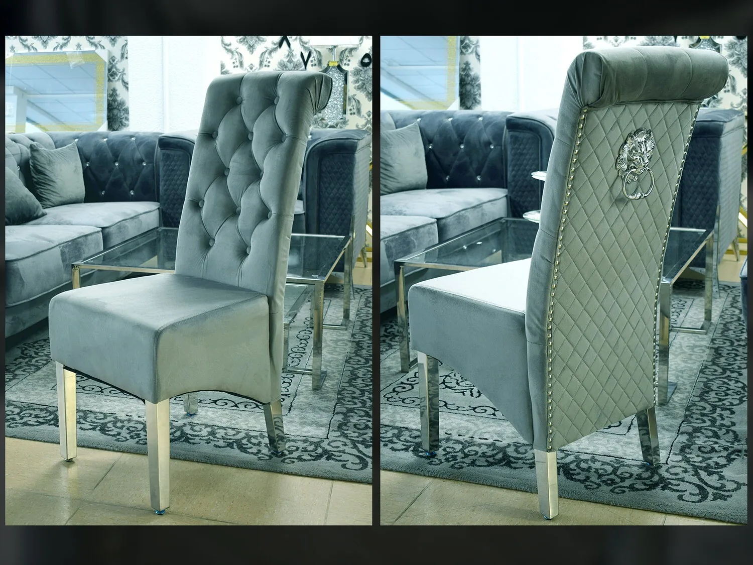 Chesterfield Stuhl "John" Farbauswahl Ring Esszimmer Küche