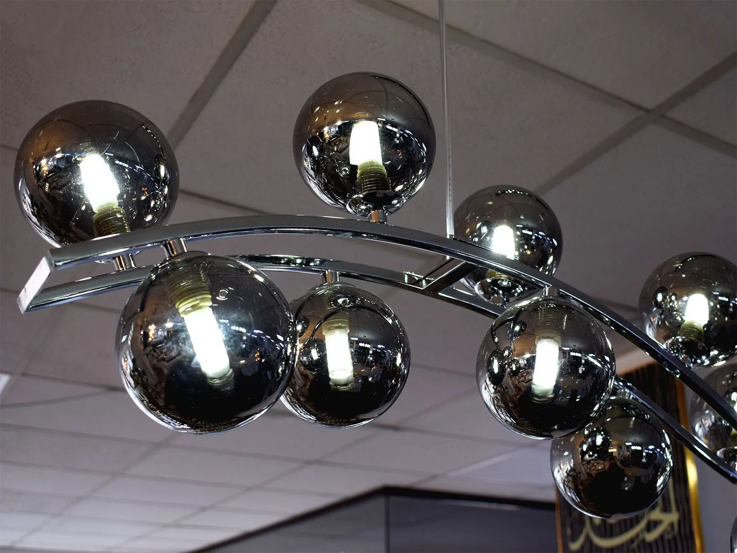 Hängelampe 120 cm "Ella" Silber inklusive LEDs Deckenlampe