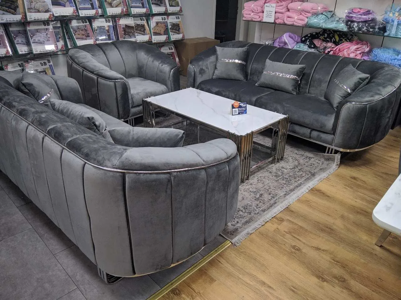 XL Chesterfield Sofa "Zeus" 3-3-1 Farbauswahl Wohnzimmer Garnitur