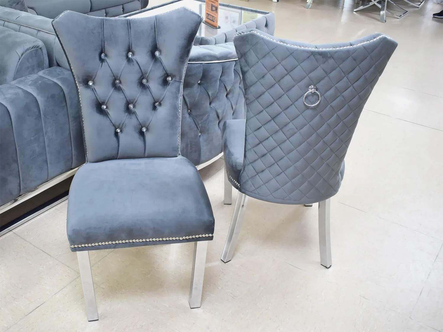 Chesterfield Stuhl "Toledo" Farbauswahl Esszimmer Küche Stühle