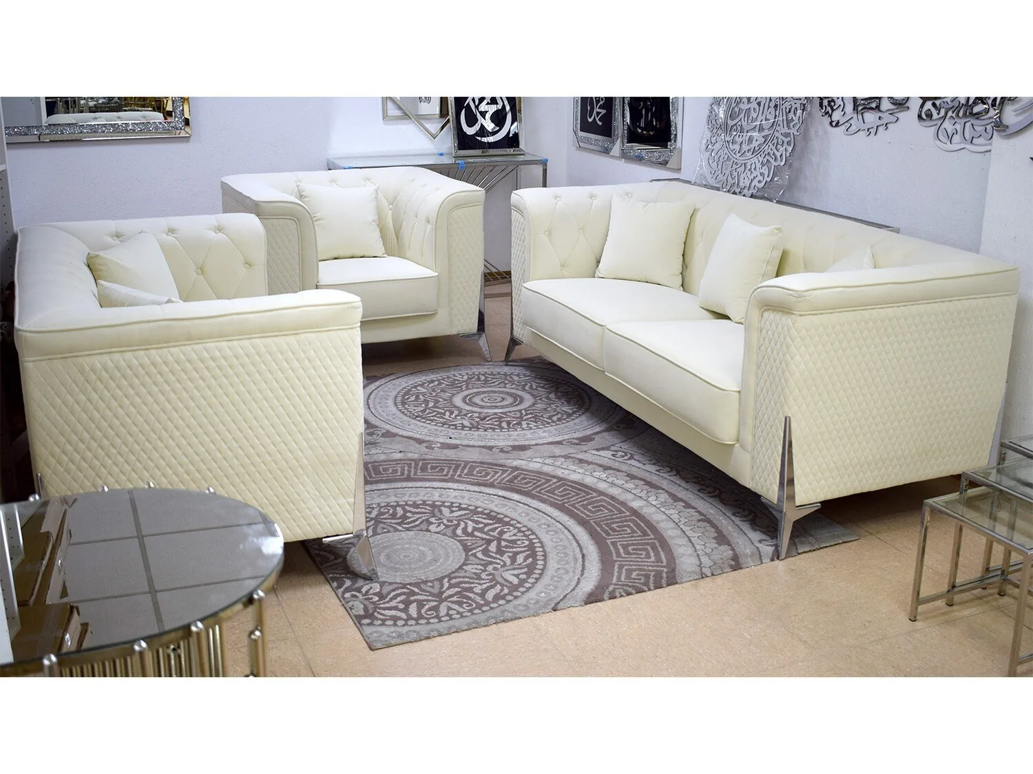 Garnitur 3-2-1 "Liverpool"" Farbauswahl Sofa Couch Garnitur