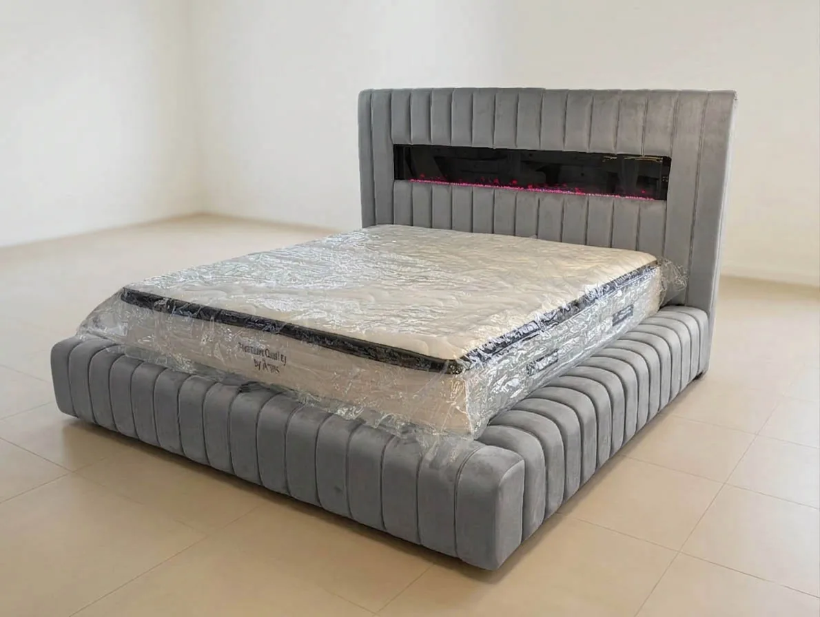 Design Bett "Katar" Farbauswahl Bettkasten Stauraum Schlafzimmer