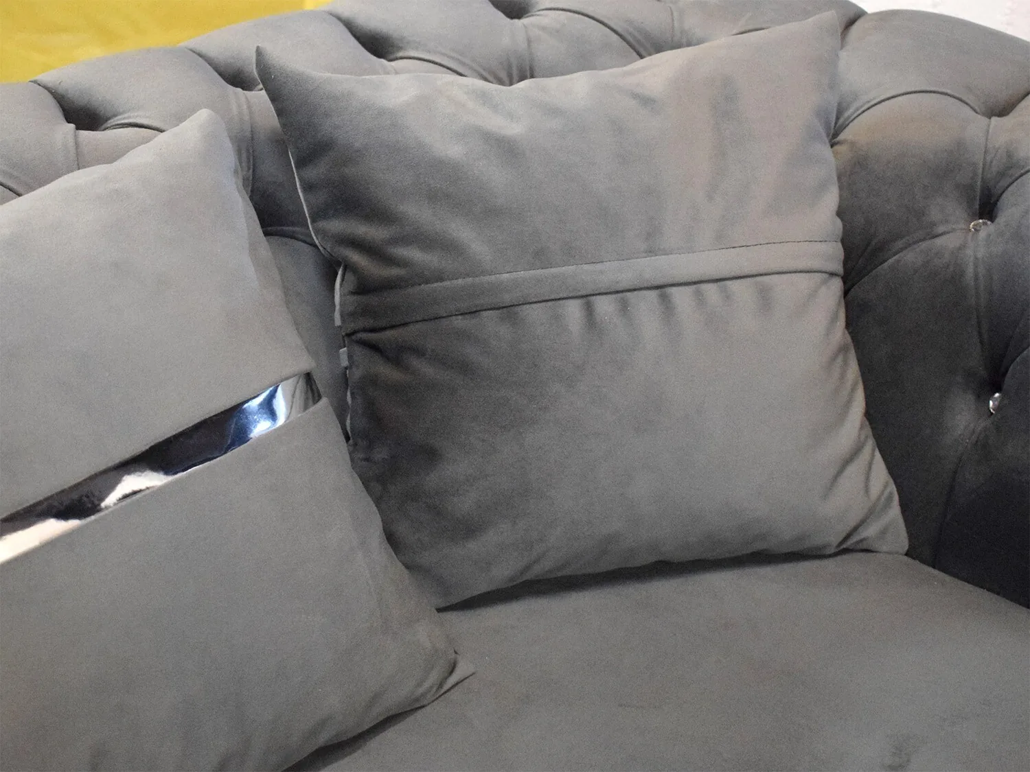 Chesterfield Sofa 3-2-1 "Amsterdam" Farbauswahl Couch Sofa