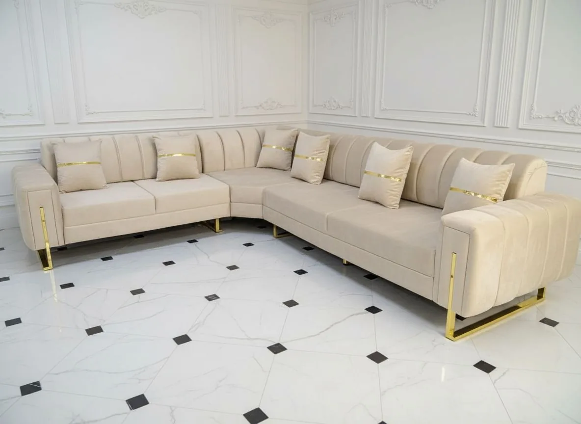Design Ecksofa Schlafsofa "Athen" Farbauswahl Wohnzimmer Garnitur