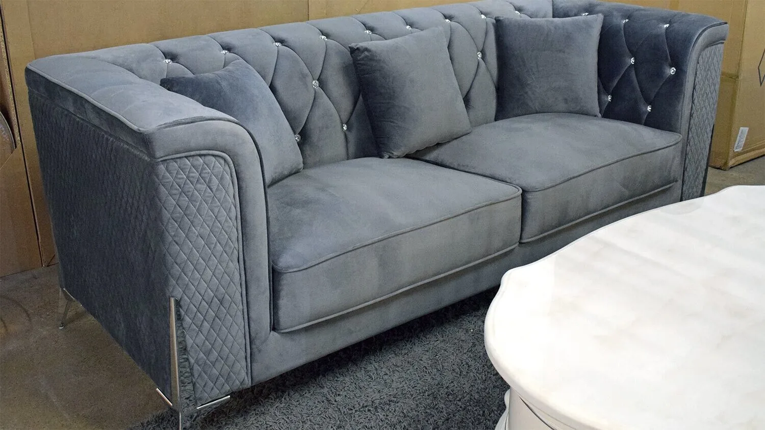 Garnitur 3-2-1 "Liverpool"" Farbauswahl Sofa Couch Garnitur