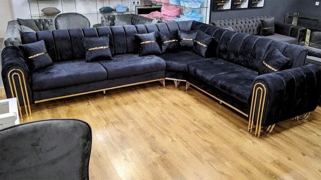 Design Schlaf Ecksofa "Atlas" Farbauswahl L-Form Couch