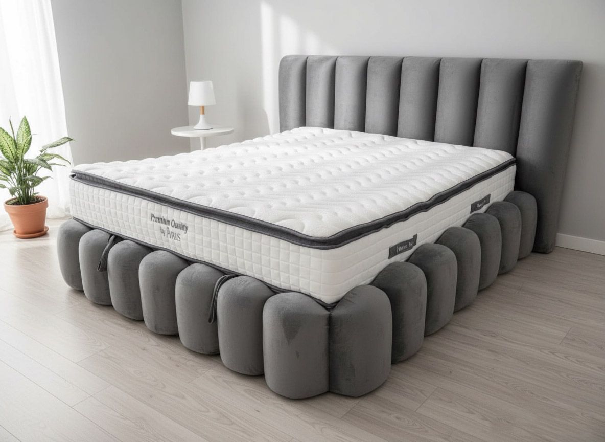 Design Bett "Bubble" Farbauswahl Bettkasten Stauraum Schlafzimmer