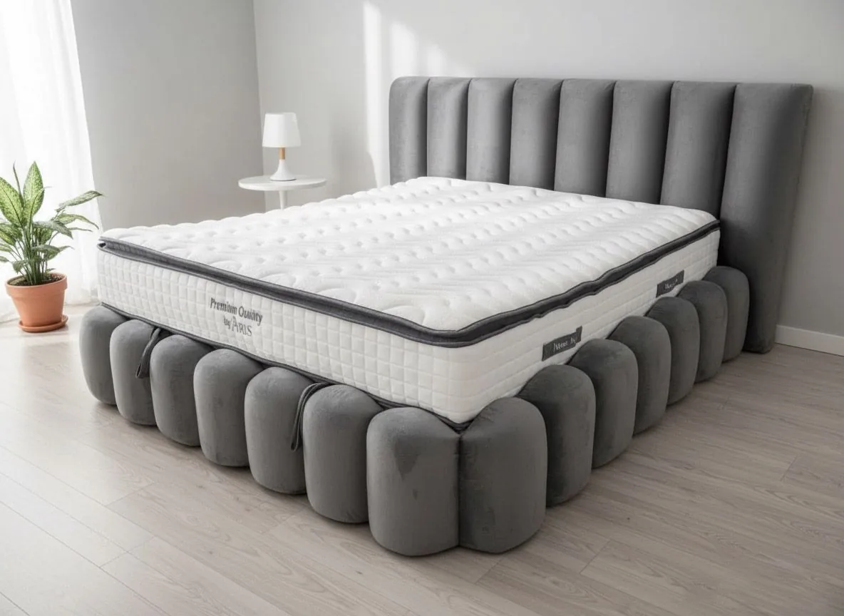 Design Bett "Bubble" Farbauswahl Bettkasten Stauraum Schlafzimmer
