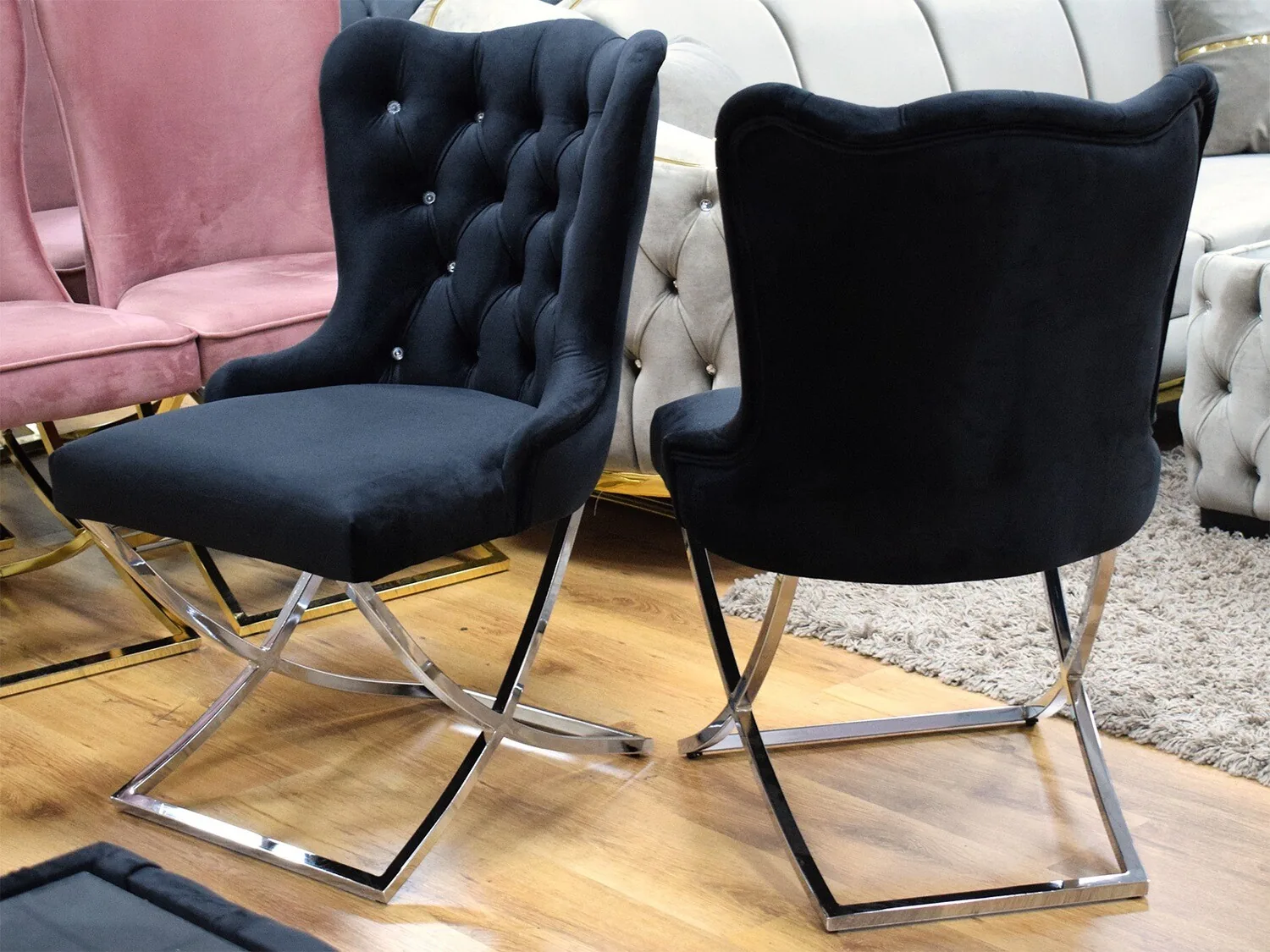 Chesterfield Stuhl "Meghan" Farbauswahl Esszimmer Küche