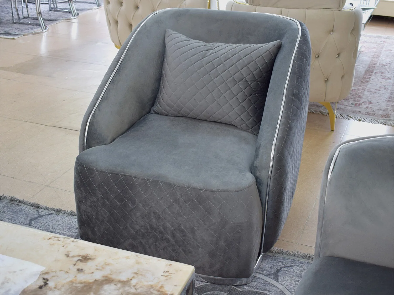 Design Sofa "Dubai 2" 3-3-1 Farbauswahl Couch Wohnzimmer